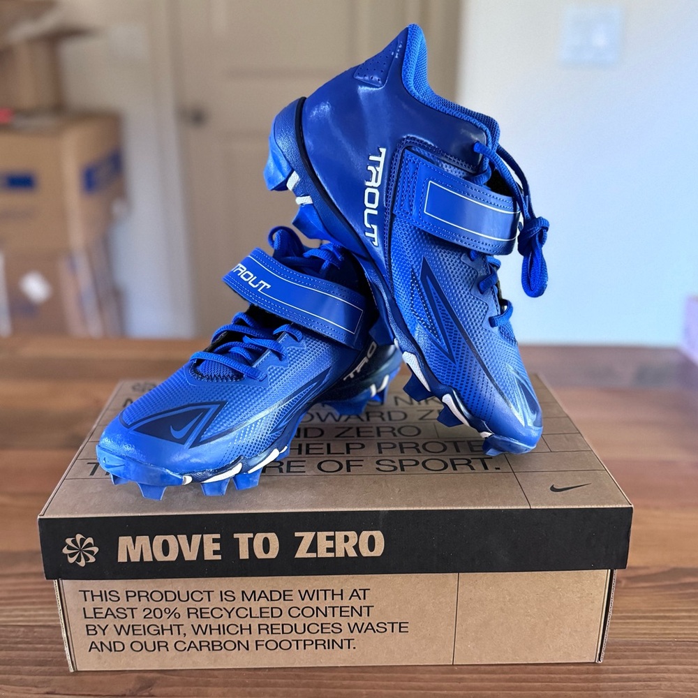 NWB Nike Force Trout Keystone Royal Blue Baseball Cleats Men’s size 7